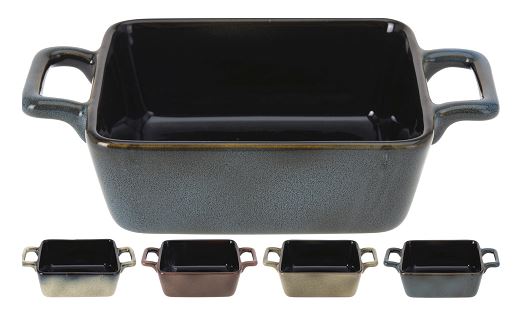 ASSADEIRA 2 ASAS 14X11X4CM SORT.GRES#